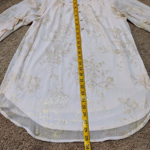 LC Lauren Conrad Pink Blouse Size Small - Picture 7 of 9